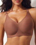Women's Wire-Free Seamless Push-Up Comfortable Plus Size Bra