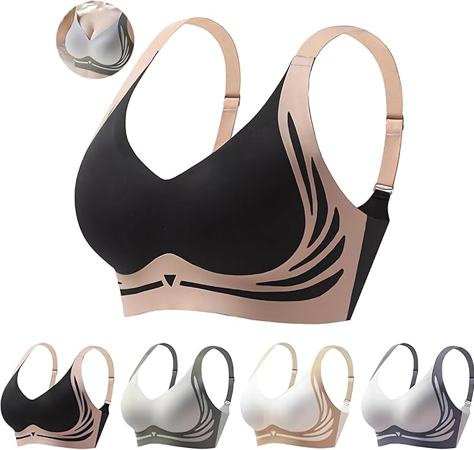 Pack of 3 Seamless Push-Up Bra